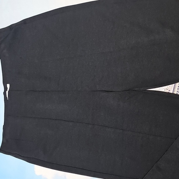 Sage Pleated High Waisted Slit‎ Leg Flare Pants Size Medium NWT - Picture 3 of 9